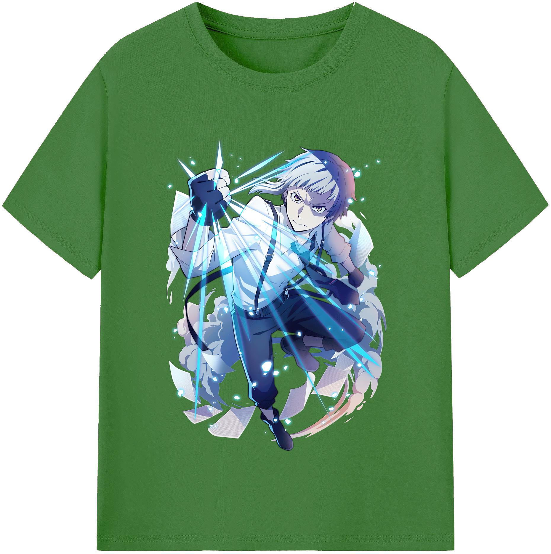 （画像用） 文豪ストレイドッグス Bungo Stray Dogs レディースカジュアルプリントTシャツ（綿100％）